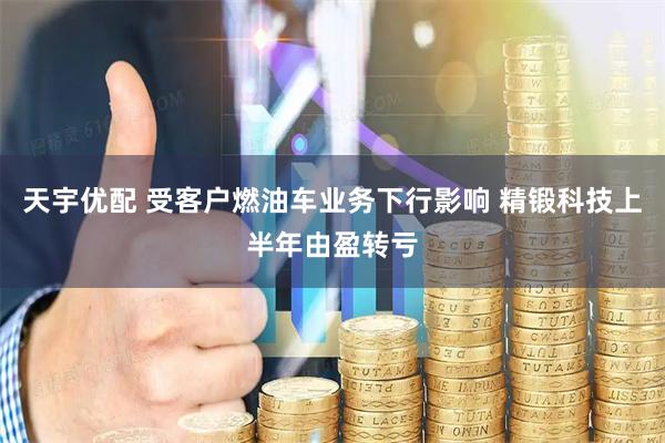 天宇优配 受客户燃油车业务下行影响 精锻科技上半年由盈转亏
